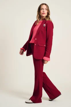 POM Amsterdam BLAZER Burgundy Red Clearance