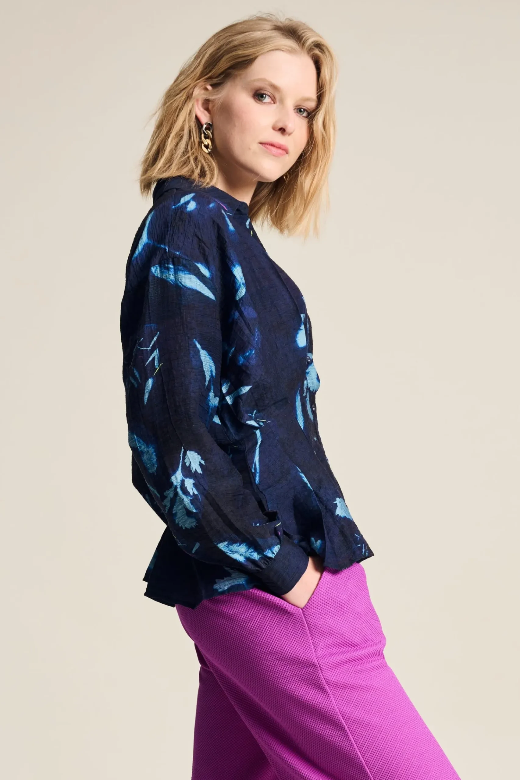 POM Amsterdam BLOUSE Feathers and Florals Sale