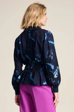 POM Amsterdam BLOUSE Feathers and Florals Sale