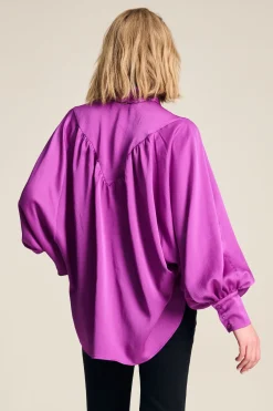 POM Amsterdam BLOUSE Feathers Cactus Pink Online