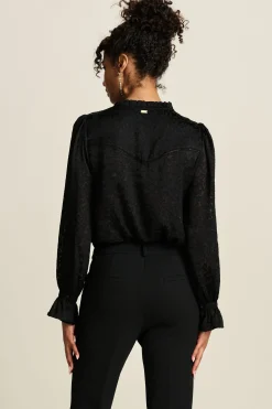 POM Amsterdam BLOUSE Hearts Black Sale