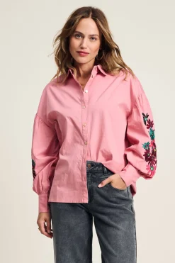 POM Amsterdam BLOUSE Maxime Dusty Pink Best