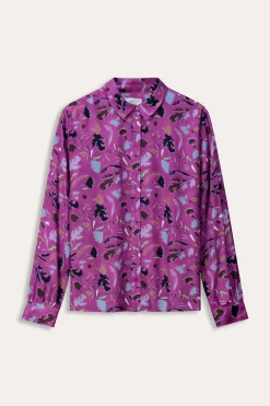 POM Amsterdam BLOUSE Milly Featherfest Cactus Pink
