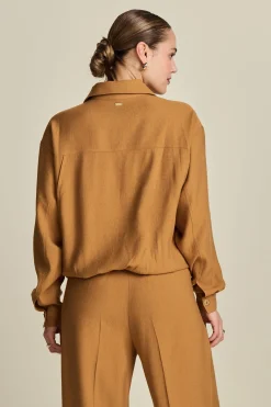 POM Amsterdam BLOUSE Sugar Brown Hot