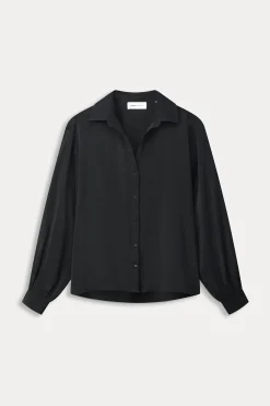 POM Amsterdam BLOUSE Violet Shimmer Black Online