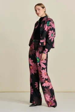 POM Amsterdam BROEK Big Blooming Pink Outlet