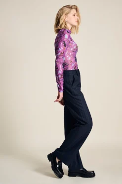 POM Amsterdam BROEK Striped Midnight Blue Best