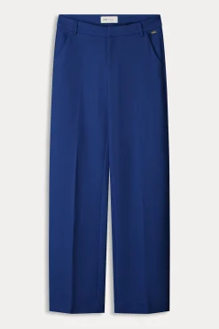 POM Amsterdam BROEK Wide Leg Mid Blue
