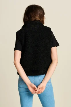 POM Amsterdam GILET Teddy Love Black