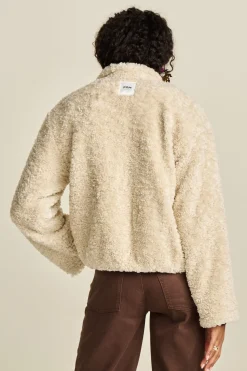 POM Amsterdam JACKET Teddy Ecru New