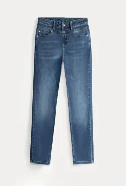 POM Amsterdam JEANS Elize Slim Dark Blue Outlet