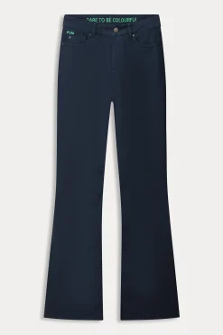 POM Amsterdam JEANS KATE Flare Washed Midnight Blue Online