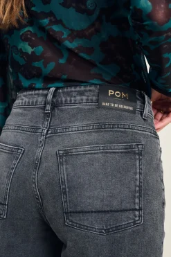 POM Amsterdam JEANS Wide Leg Grey Storm Hot