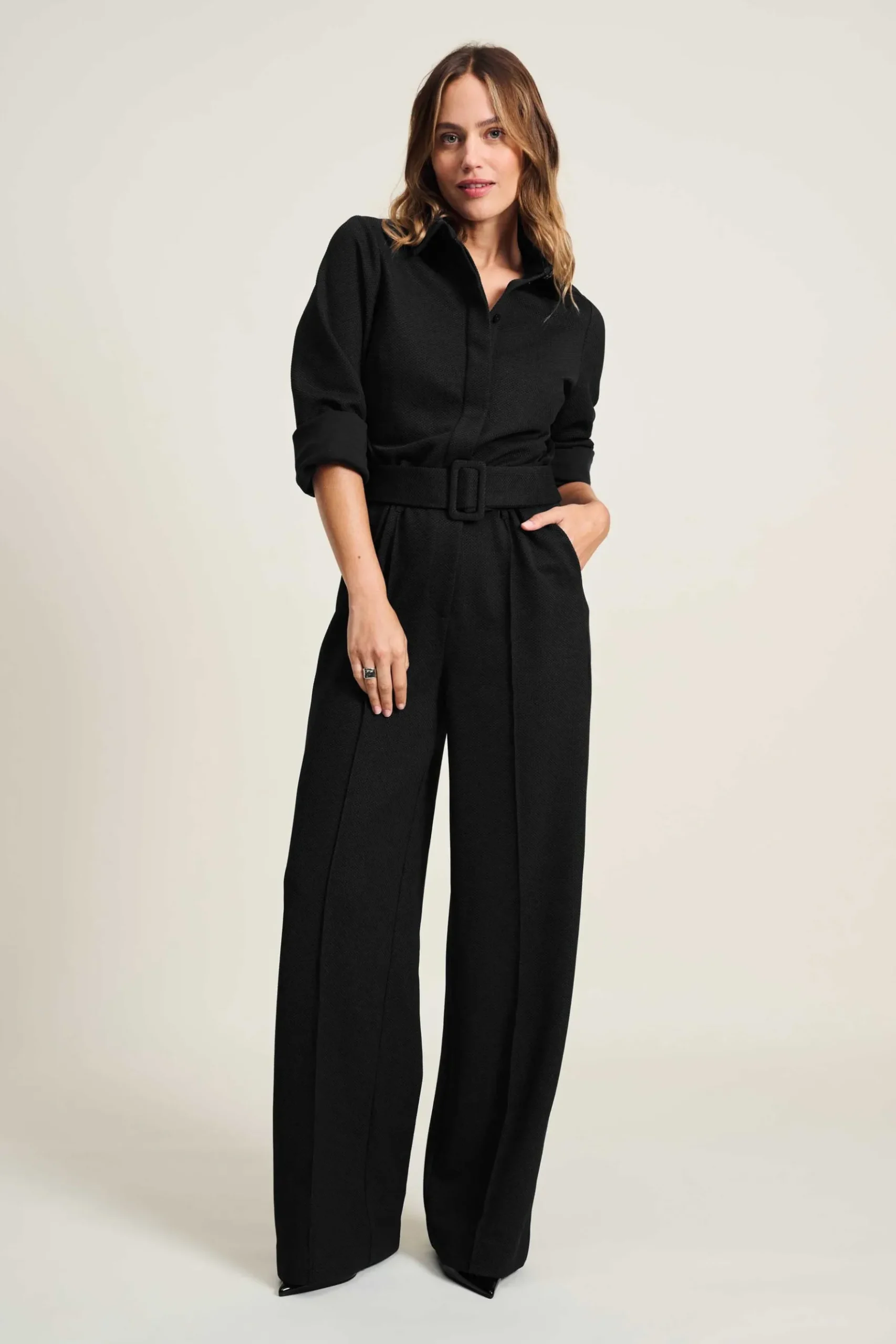 POM Amsterdam JUMPSUIT Black New