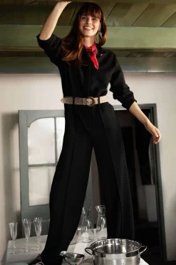 POM Amsterdam JUMPSUIT Black New