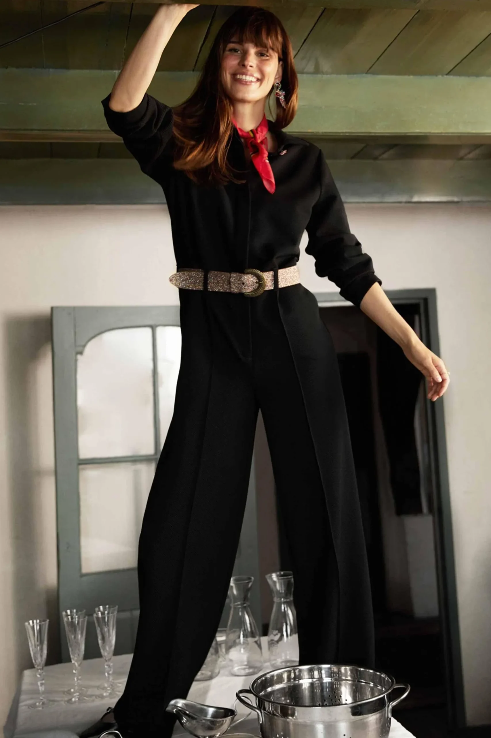 POM Amsterdam JUMPSUIT Black New