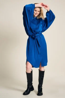 POM Amsterdam JURK Butterfly Bright Blue Online