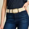 POM Amsterdam RIEM Olivia Suede Ecru