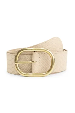 POM Amsterdam RIEM Olivia Suede Ecru