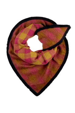 POM Amsterdam SJAAL Checks Pink Brown New