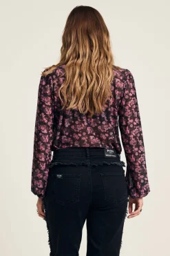 POM Amsterdam TOP Mesh Blooming Pink Discount