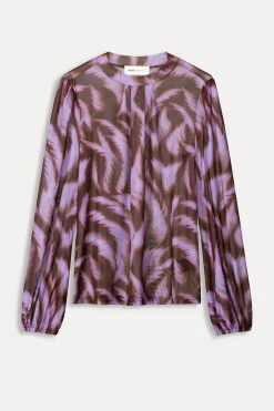 POM Amsterdam TOP Feathers Brown