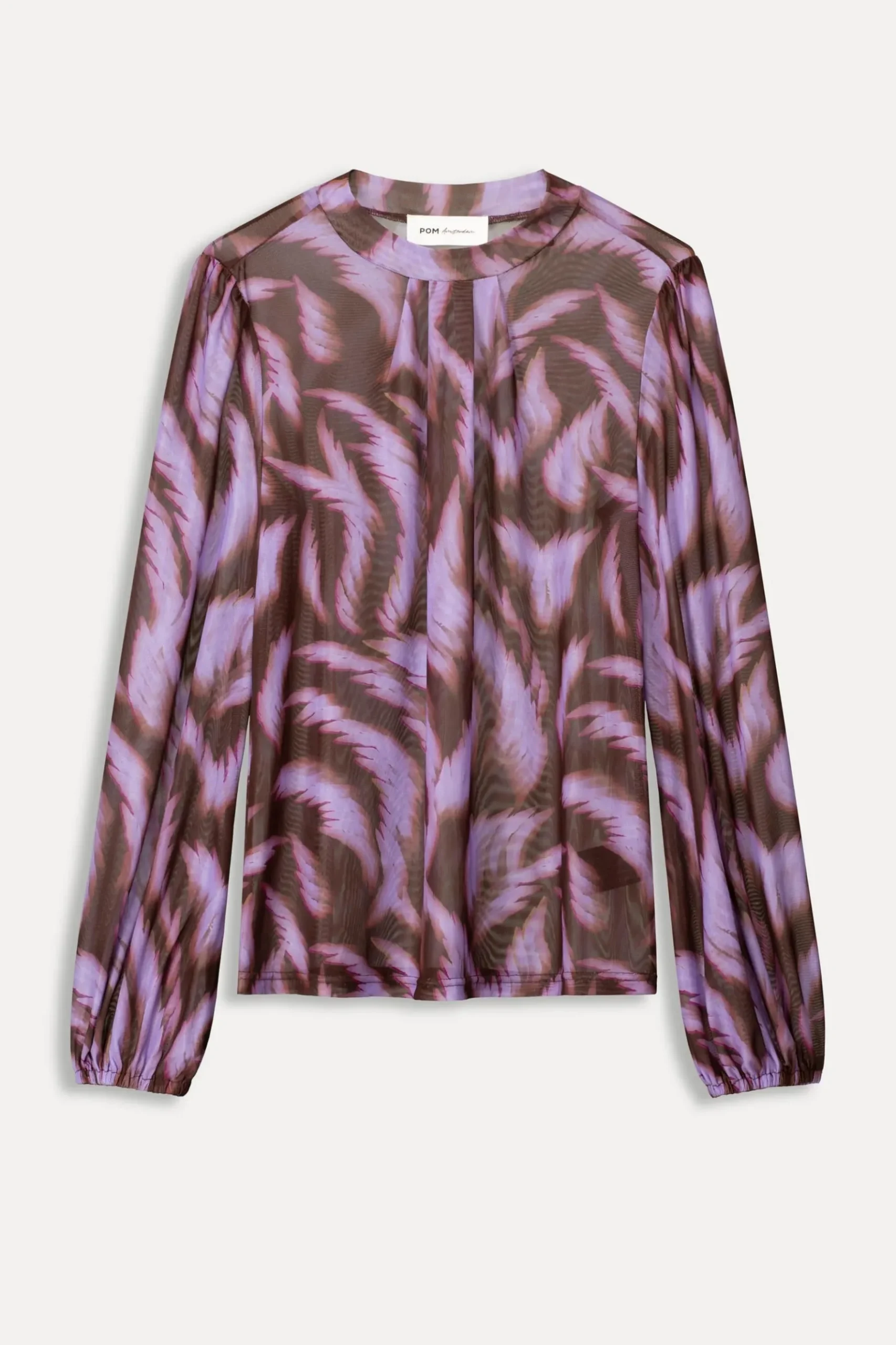 POM Amsterdam TOP Feathers Brown