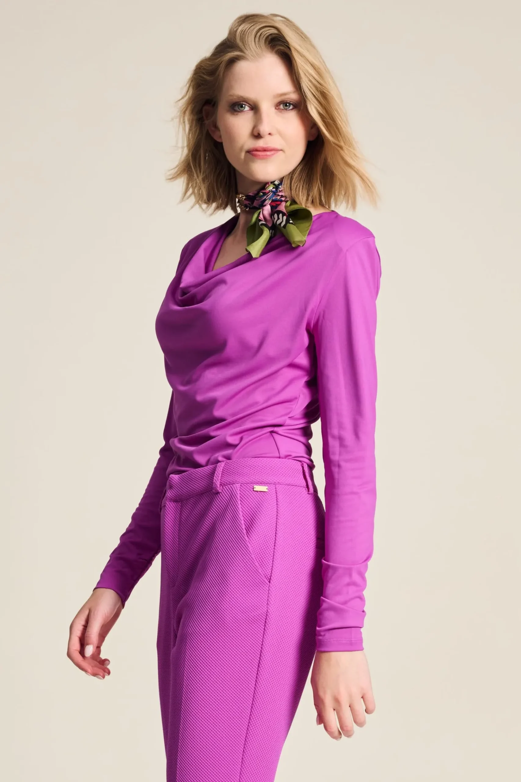 POM Amsterdam TOP Waterfall Cactus Pink Hot