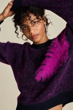 POM Amsterdam TRUI Feather Midnight Blue Clearance