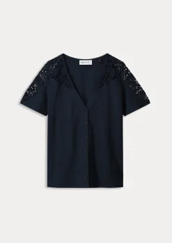 POM Amsterdam TSHIRT Ellen Dark Navy New