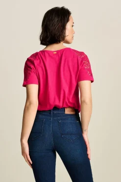 POM Amsterdam TSHIRT Ellen Fuchsia Discount