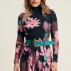 POM Amsterdam TURTLENECK Big Blooming Pink Clearance