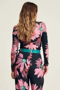POM Amsterdam TURTLENECK Big Blooming Pink Clearance