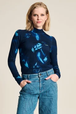 POM Amsterdam TURTLENECK Feathers and Florals Discount