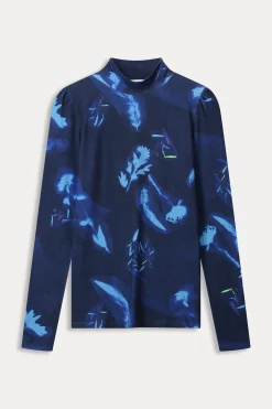 POM Amsterdam TURTLENECK Feathers and Florals Discount