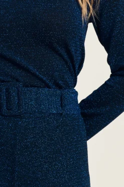 POM Amsterdam TURTLENECK Festive Blue New